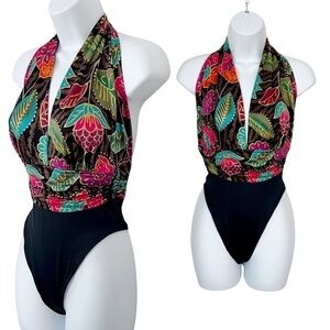 VINTAGE COTE D'AZUR Pinup Style One Piece Swimsuit